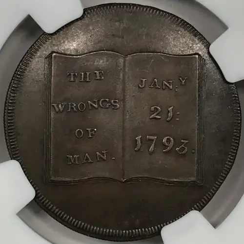 1793 G.BRIT MIDDLESEX - SPENCE'S E: MILLED III BN (5)