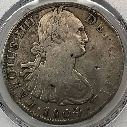 1804 Mo TH Mexico Silver 8 Reales PCGS VF Details (cleaned) (3)