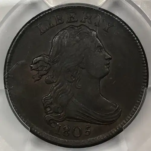 1805 1/2C No Stems, BN (4)