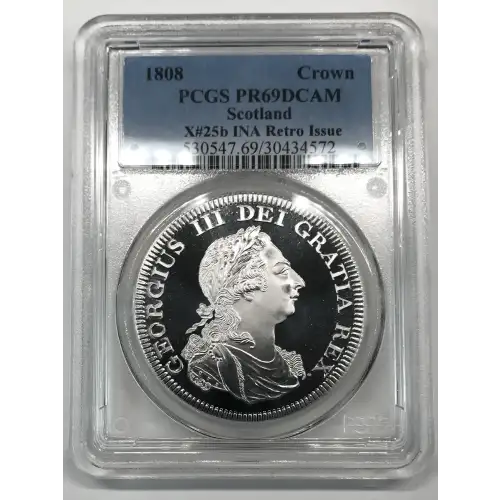 1808 Crown X#25b INA Retro Issue, DCAM