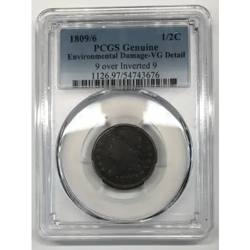 1809/6 1/2C 9 over Inverted 9, BN