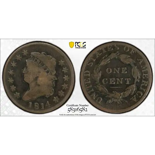 1814 1C Plain 4, BN