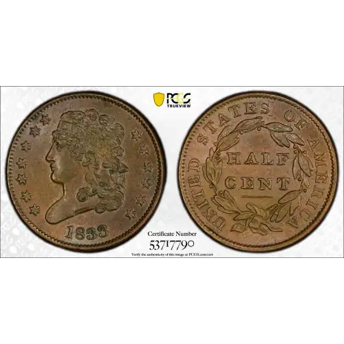 1833 1/2C, BN
