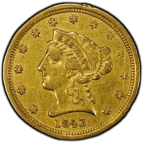1843-D $2.50 Small D (2)