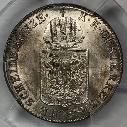 1848-A Austria Silver 6 KREUZER PCGS MS-63     (4)