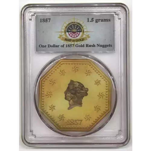 1857 1.5g Pinch of Gold S.S. Central America #2 (2)