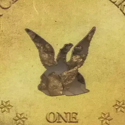 1857 1.5g Pinch of Gold S.S. Central America #2
