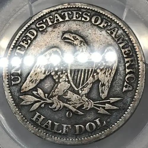 1861-O 50C CSA Obverse, W-11, FS-401 (3)