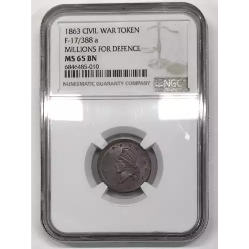 1863 F-17/388 a MILLIONS FOR DEFENCE BN (2)