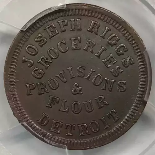 1863 Token F-225BI-1a Copper RE Joseph Riggs MI, BN (4)