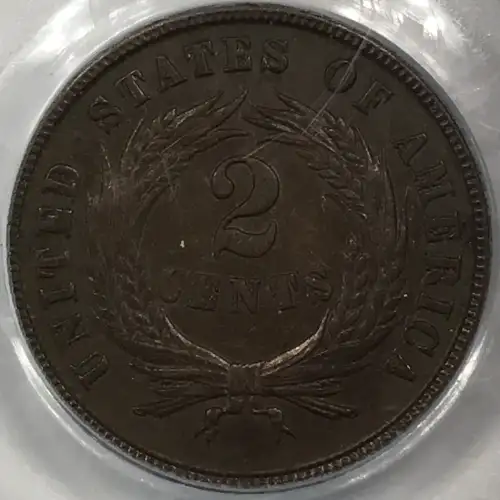 1864 2C Large Motto, BN