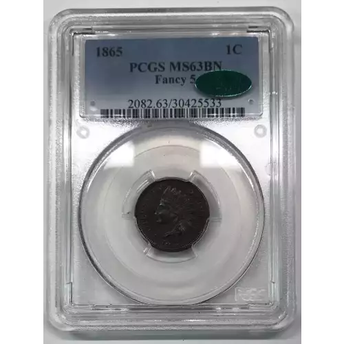 1865 1C Fancy 5, BN