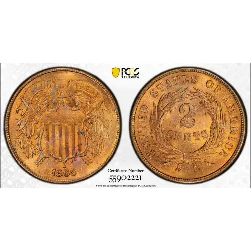 1865 2C Plain 5, RB
