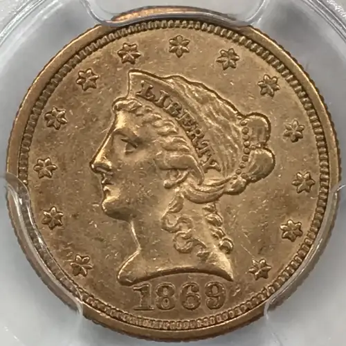1869 $2.50 (3)