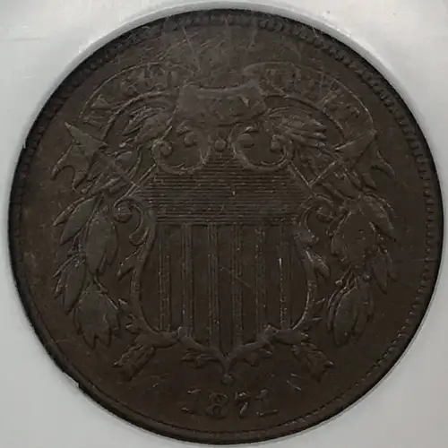 1871 Two-Cent Piece NGC XF-40 BN (2)