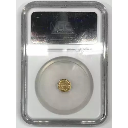 1875 Indian Head Octagonal California Fractional Gold 1/4