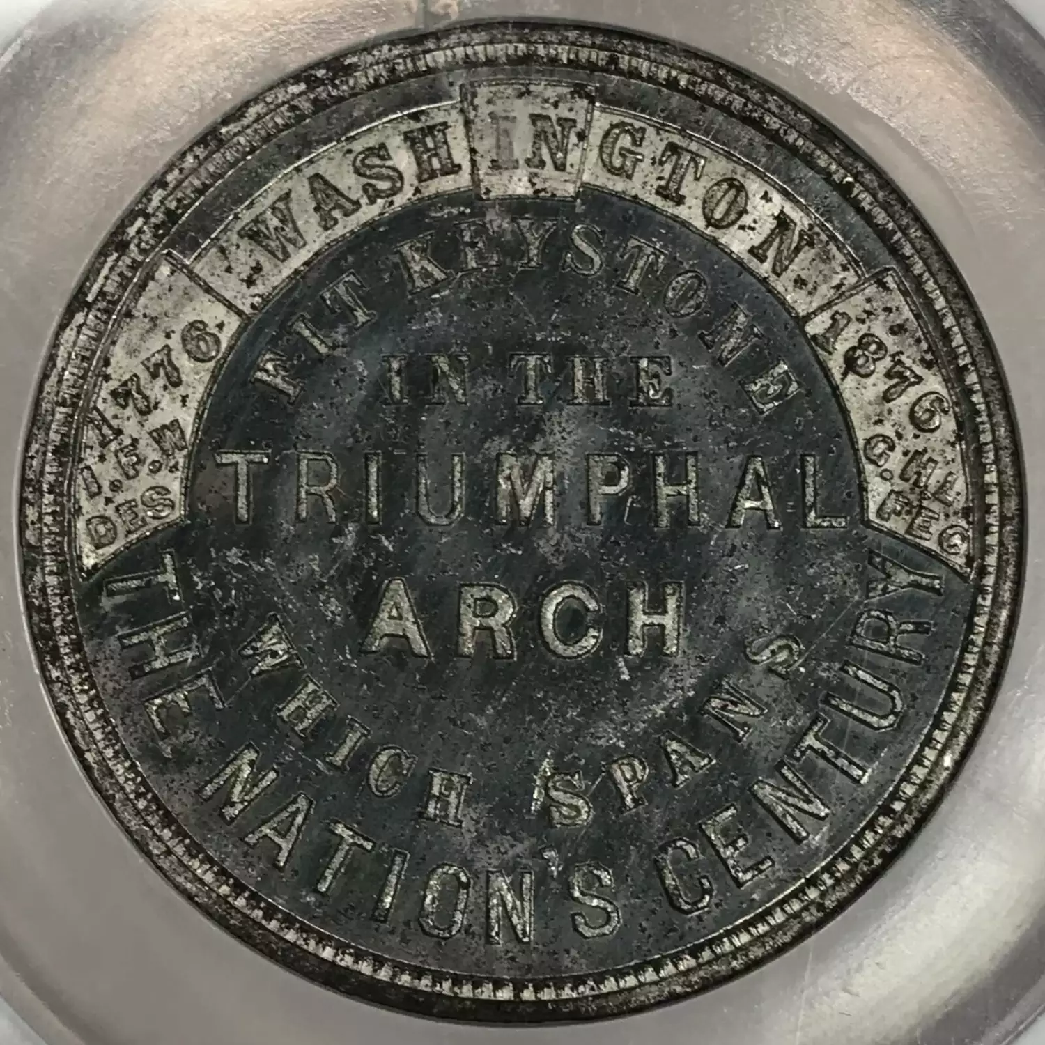 1876 TRIUMPHAL ARCH KEYSTONE DPL