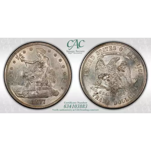 1877-S Chopmarked T$1