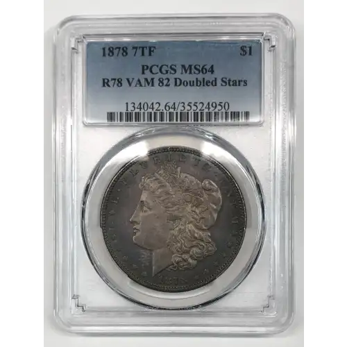1878 7TF $1 VAM 82, Doubled Stars (5)