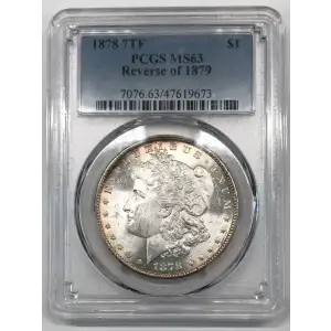 1878 7TF $1 Reverse of 1879 (2)