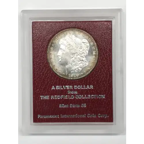 1879 S Morgan Silver Dollar Redfield Collection/Hoard Paramount Holder