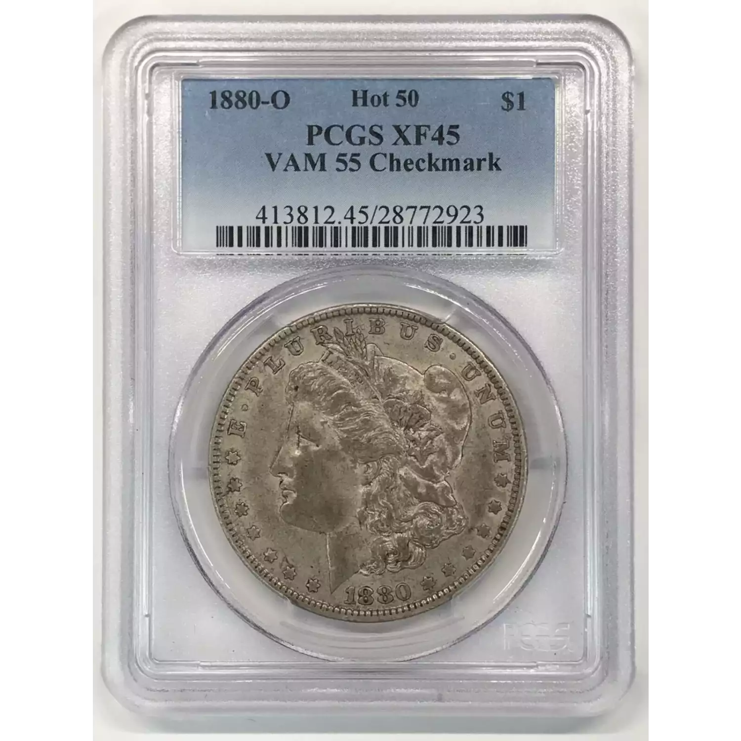1880-O $1 VAM 55 Checkmark