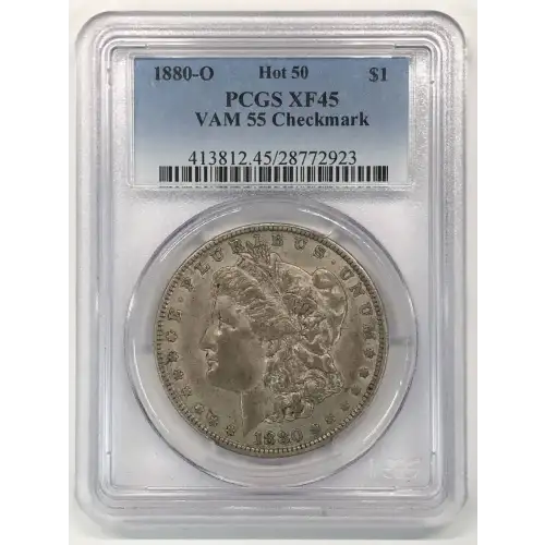 1880-O $1 VAM 55 Checkmark