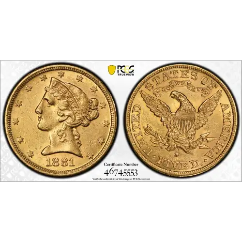 1881-S $5