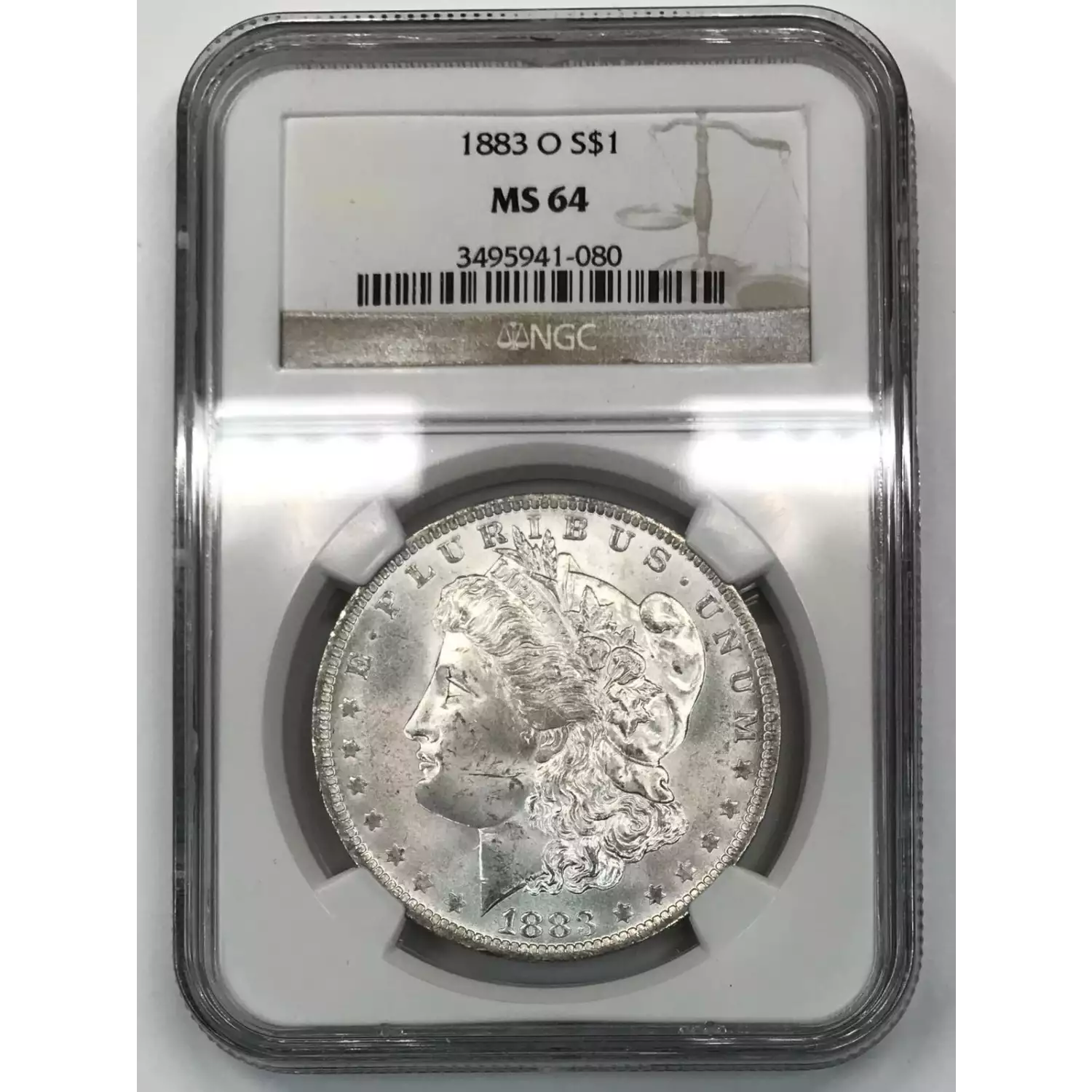 1883-O Morgan Silver Dollar NGC MS-64 - Old Pueblo Coin