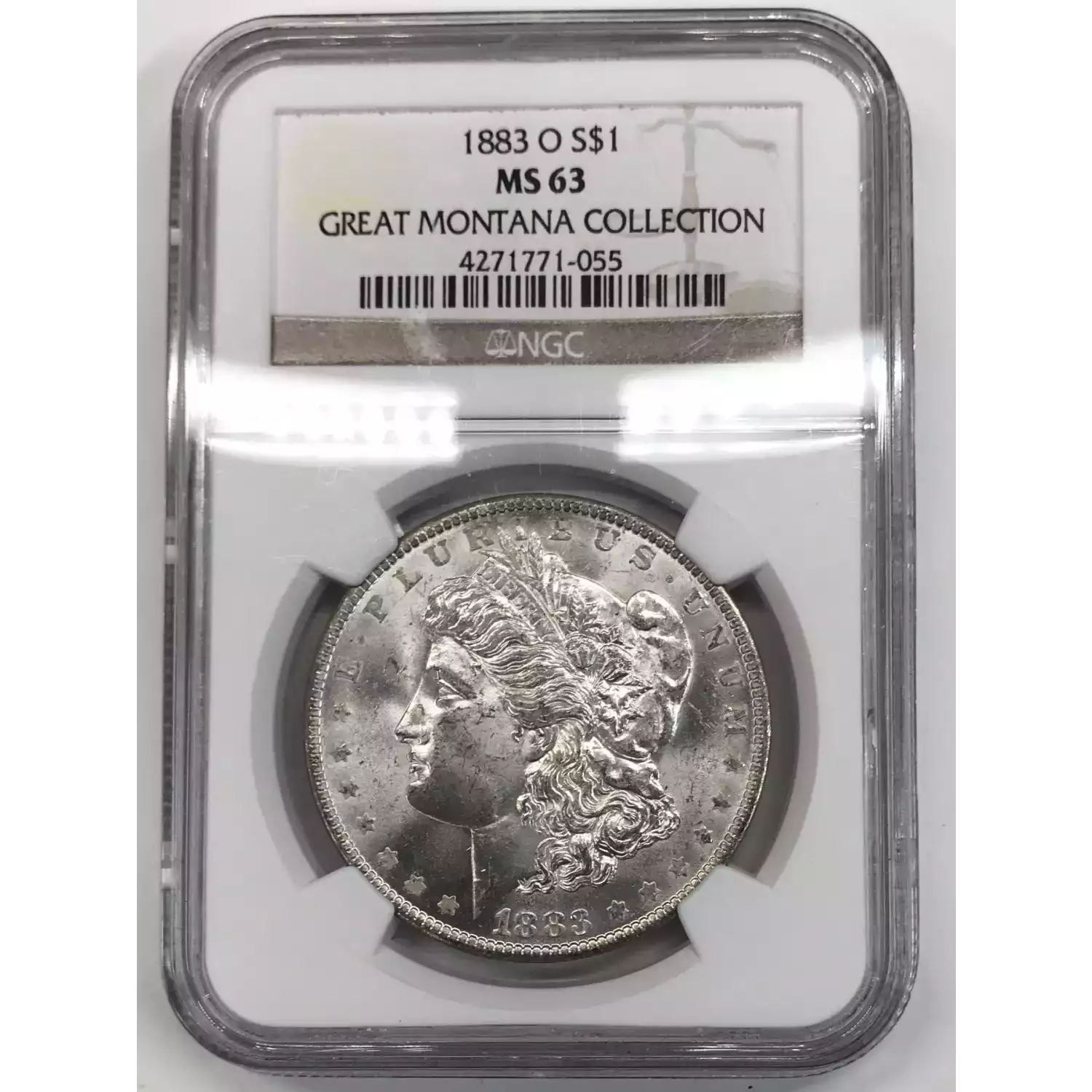 輝く高品質な NGC Dollar Silver Morgan 1883-O MS-63 Partial VAM-36A 50 HOT 貨幣