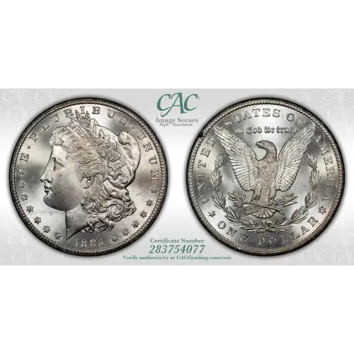 1884-CC GSA Treasure $1