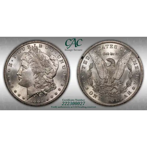 1885-CC GSA Treasure $1