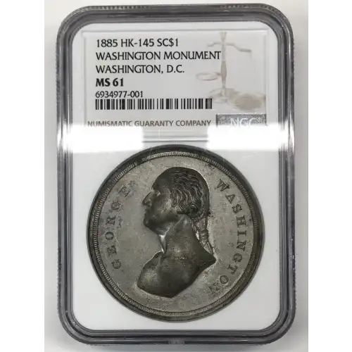 1885 WASHINGTON MONUMENT WASHINGTON, D.C.
