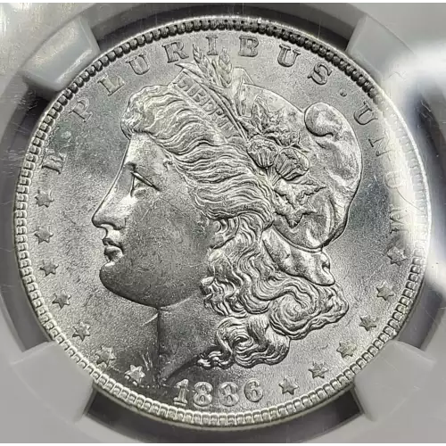 1886 P Morgan Silver Dollar NGC MS-62