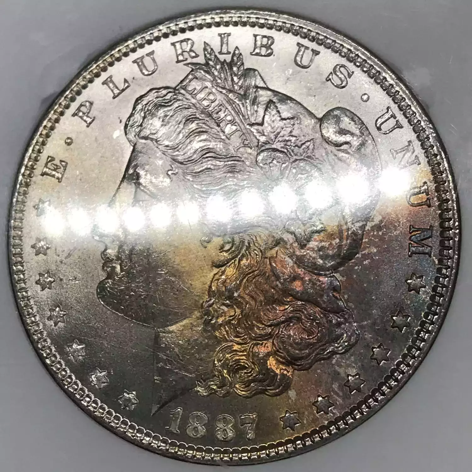 1887 Morgan Silver Dollar NGC MS-64* BATTLE CREEK COLLECTION