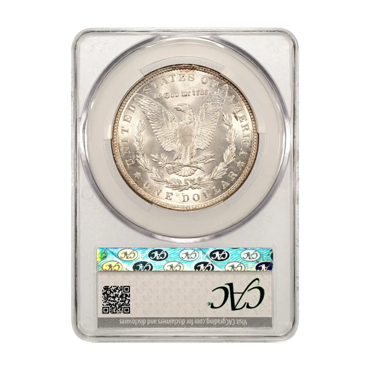 1889 Morgan Silver Dollar CACG MS 63 CAC - Old Pueblo Coin