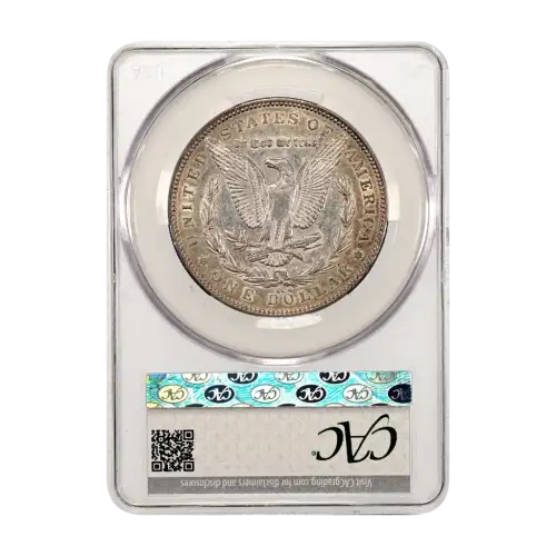 1891 CC Morgan Silver Dollar CACG AU Details (3)
