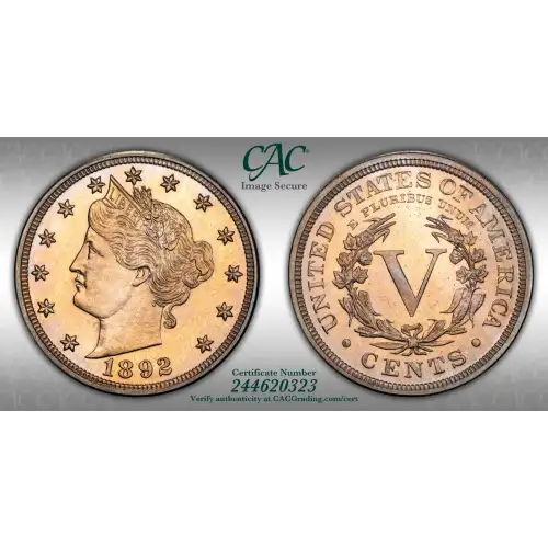 1892 5c (Proof)