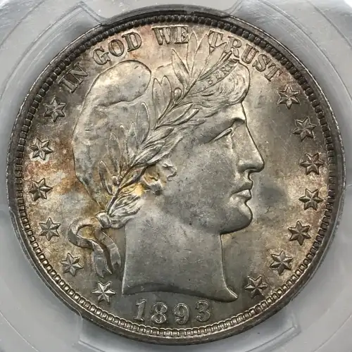 1893 P Barber Half Dollar PCGS MS-64+ Plus (4)