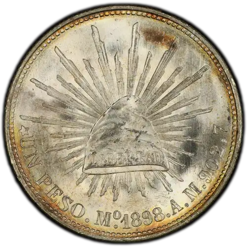 1898-Mo AM Peso Restrike KM-409.2 (2)