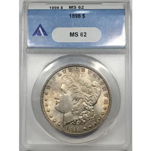 1898 Morgan Silver Dollar ANACS MS-62