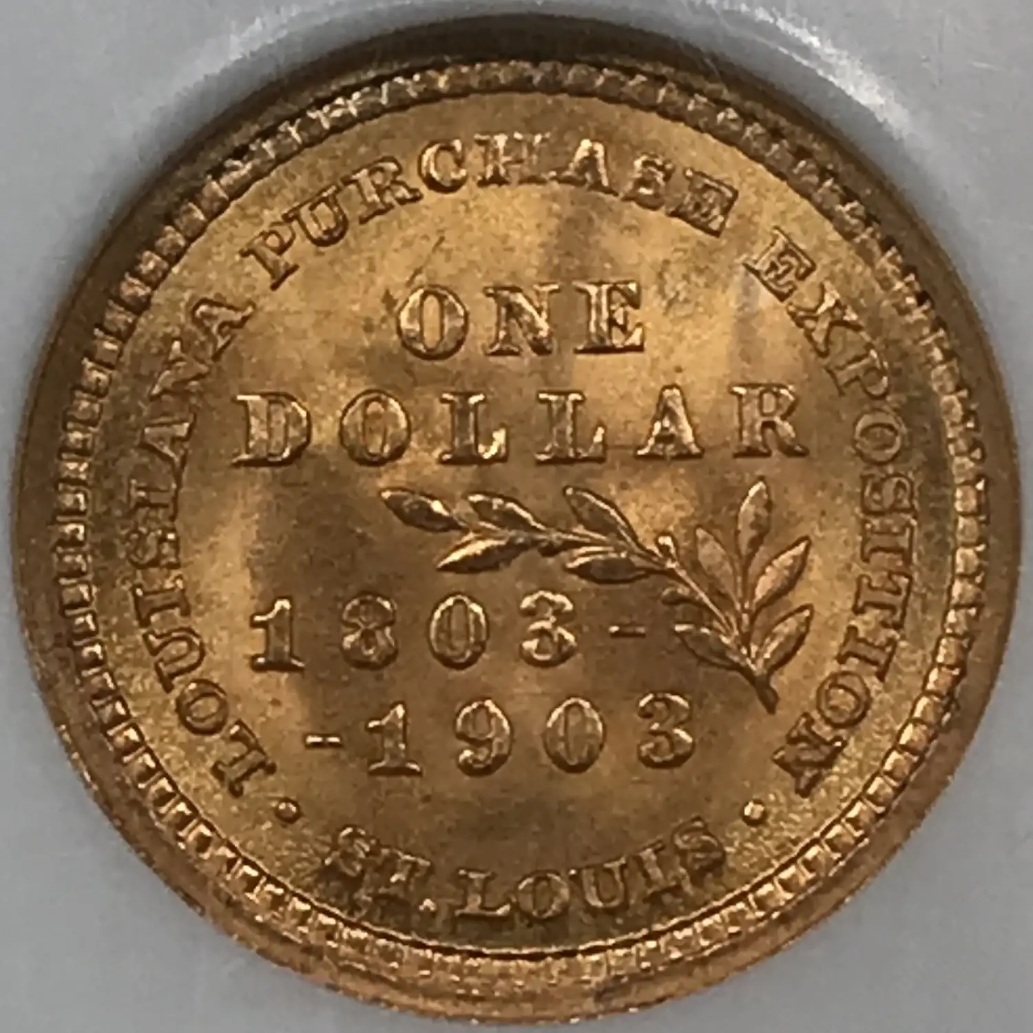1903 Louisiana Purchase Exposition Commemorative Gold Dollar NGC