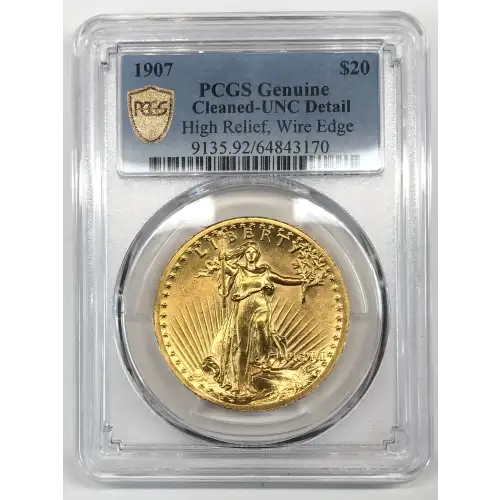 1907 $20 High Relief, Wire Edge (3)
