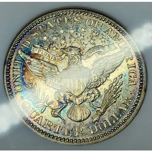 1908 O Barber Liberty Head Quarter ANACS MS-62 Soapbox Holder (3)