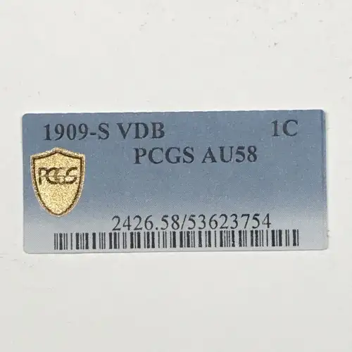 1909-S VDB 1C, BN (2)