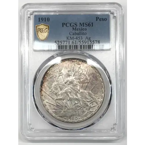 1910 Peso Caballito KM-453  Ag (2)