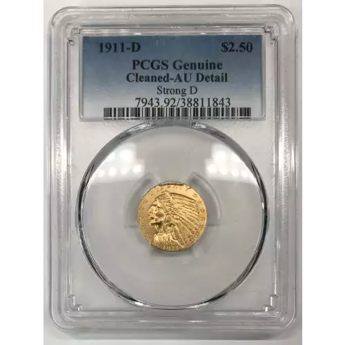 1911-D $2.50 Strong D (2)