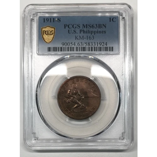 1911-S 1C KM-163, BN (2)