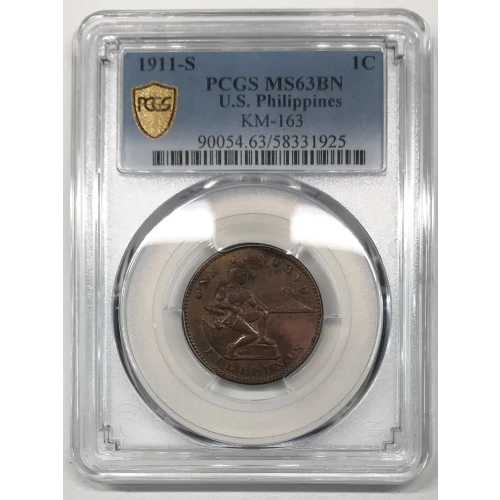 1911-S 1C KM-163, BN (2)