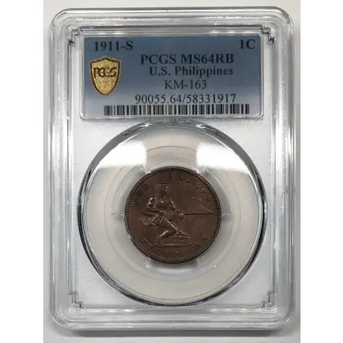 1911-S 1C KM-163, RB (2)